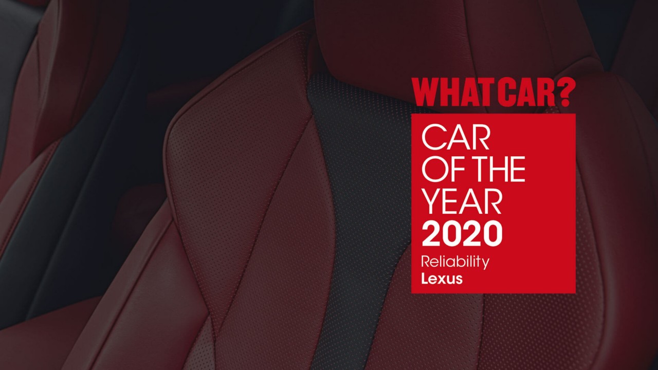 LEXUS ZÍSKAL CENU 2020 WHAT CAR ZA SPOLEHLIVOST