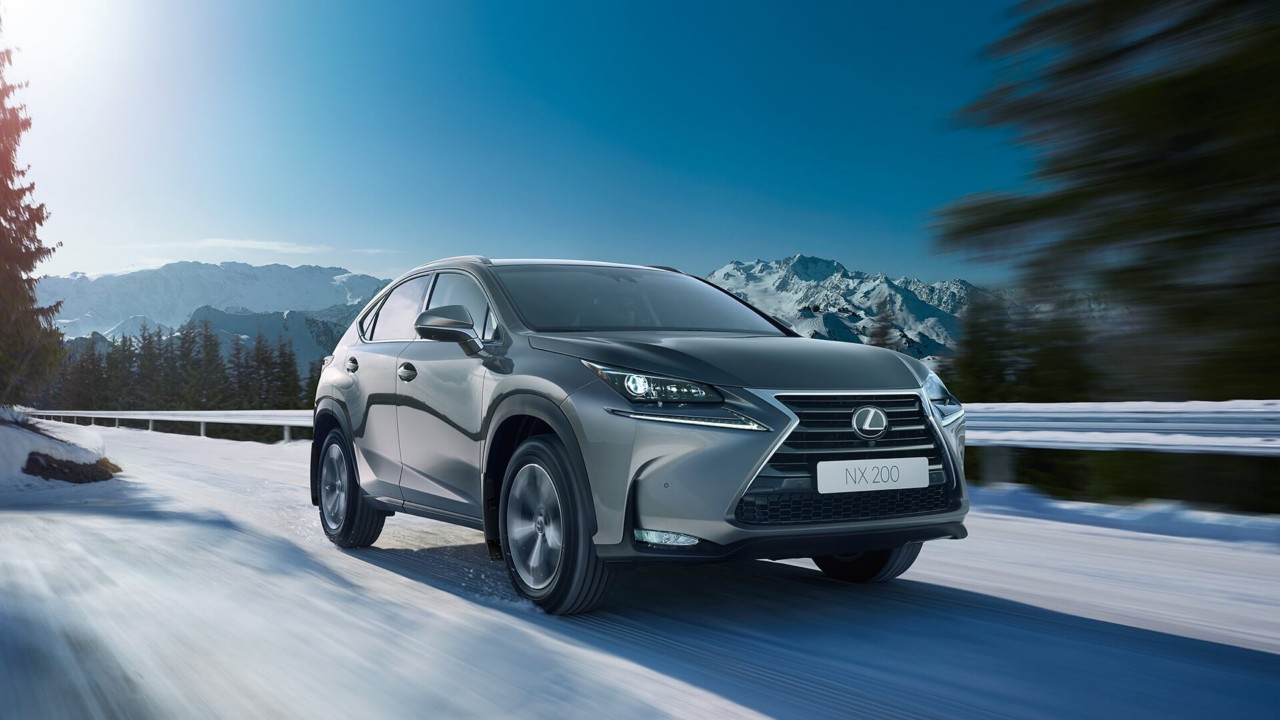 Lexus NX side of car