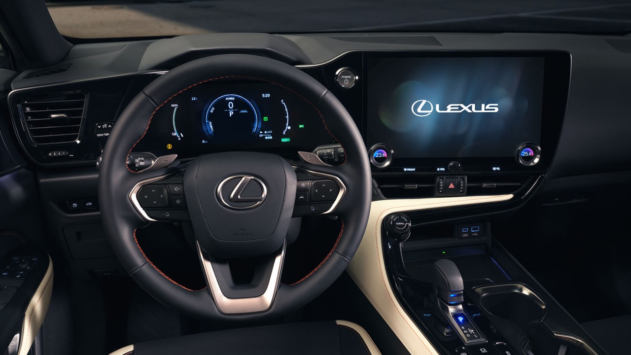 Lexus NX drivers cockpit 