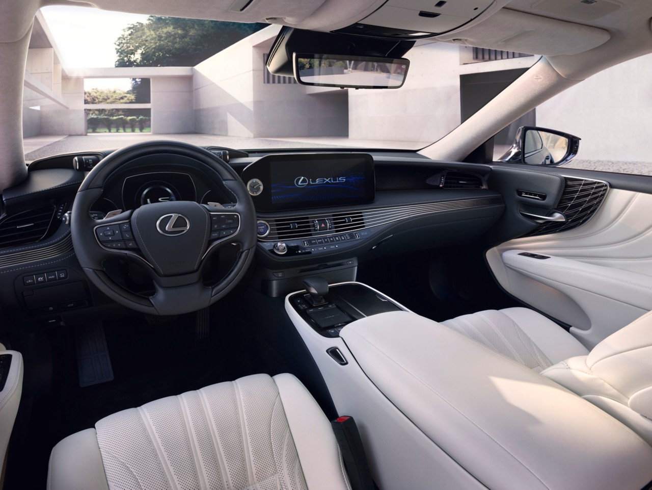 Lexus LS passenger seat 