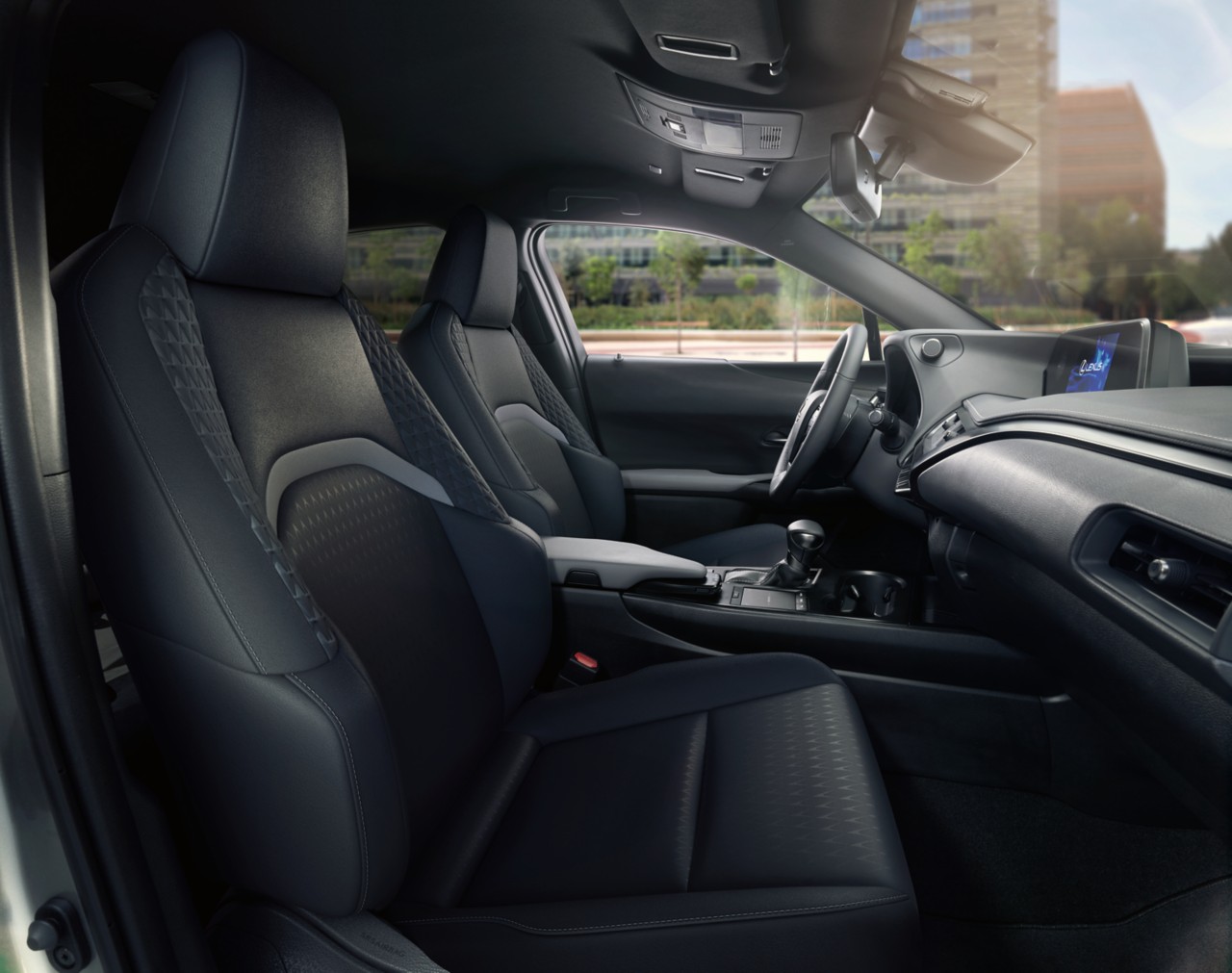 Lexus UX 250h drivers seat and front passenger seat 